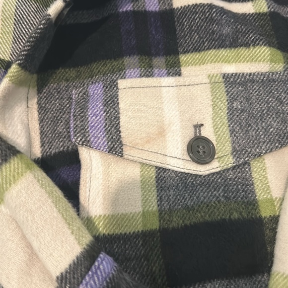 Zara flannel shacket - Picture 5 of 5